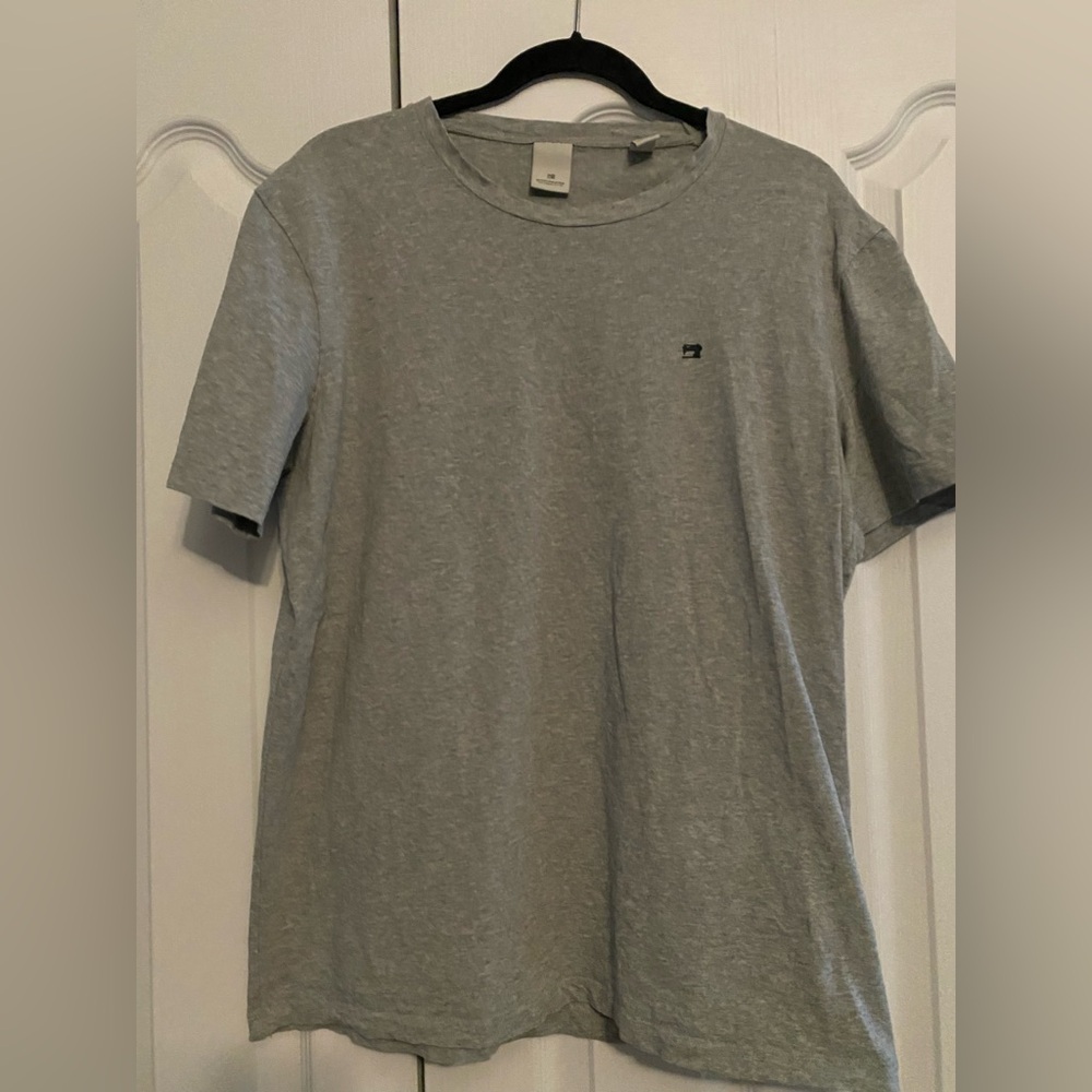 Scotch & Soda Light Gray Short Sleeve Tee